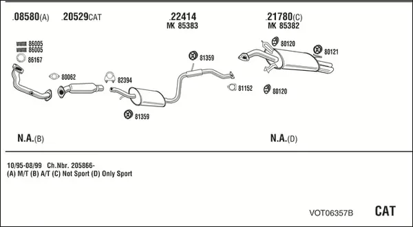 Изпускателна система WALKER              