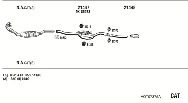 Изпускателна система WALKER              