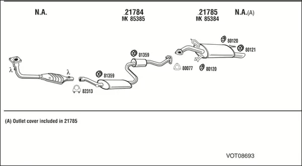 Изпускателна система WALKER              