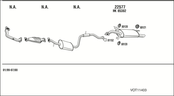 Изпускателна система WALKER              
