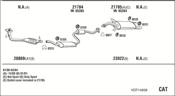 Изпускателна система WALKER              