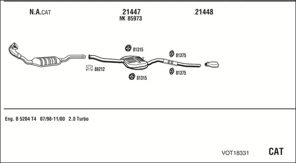 Изпускателна система WALKER              