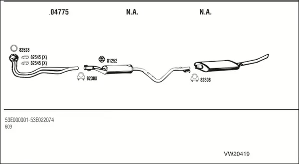Изпускателна система WALKER              