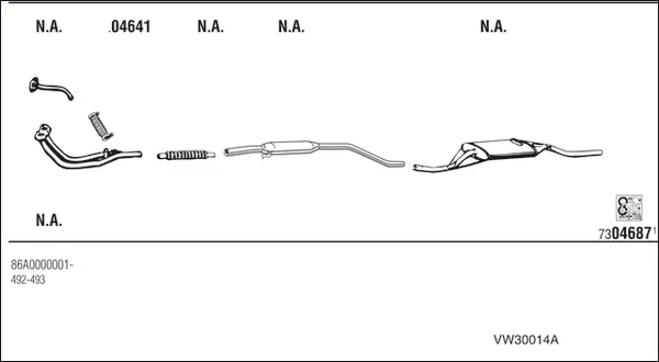 Изпускателна система WALKER              