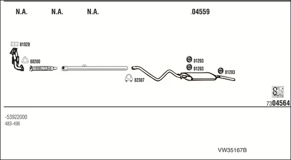 Изпускателна система WALKER              