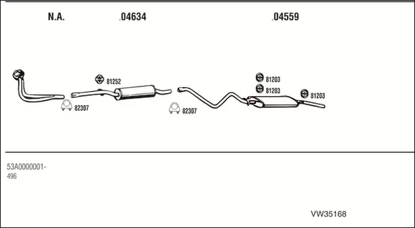 Изпускателна система WALKER              