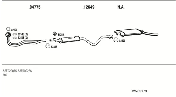 Изпускателна система WALKER              