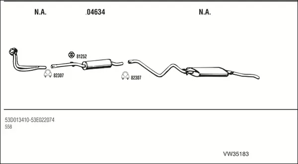 Изпускателна система WALKER              