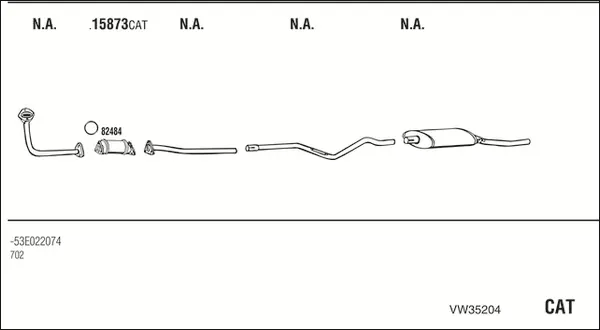 Изпускателна система WALKER              