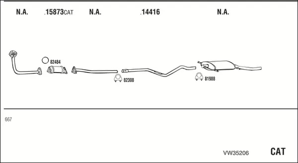Изпускателна система WALKER              