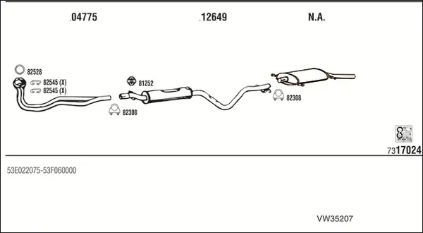 Изпускателна система WALKER              
