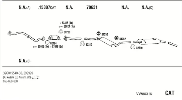 Изпускателна система WALKER              