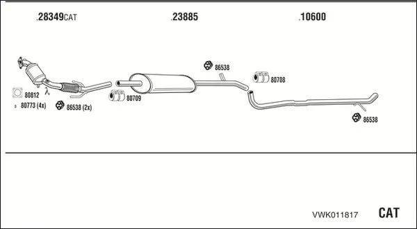 Изпускателна система WALKER              
