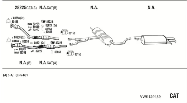 Изпускателна система WALKER              