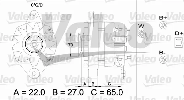 генератор VALEO               