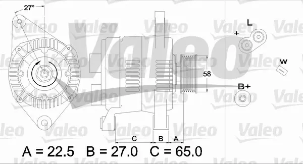 генератор VALEO               