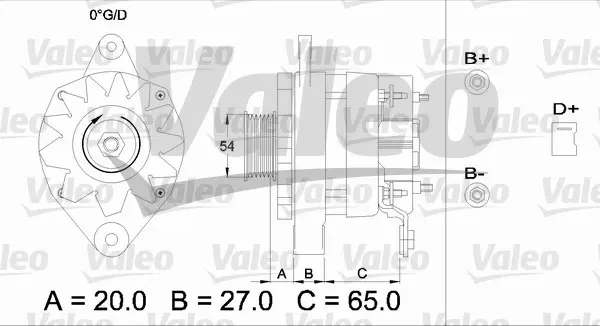 генератор VALEO               