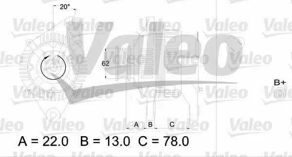 генератор VALEO               