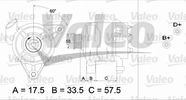 генератор VALEO               