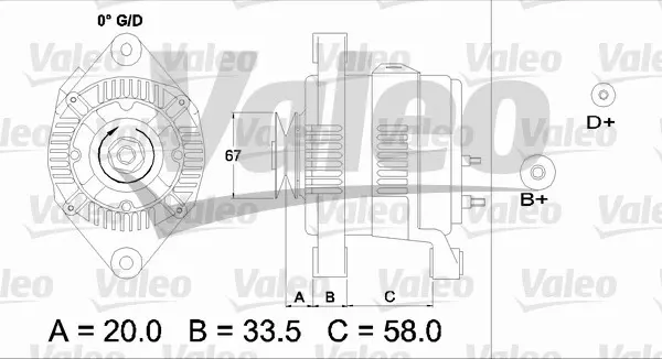 Генератор VALEO