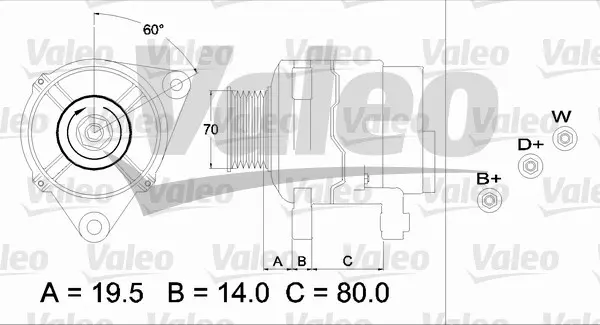 генератор VALEO               