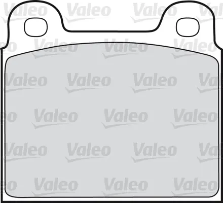 комплект спирачно феродо, дискови спирачки VALEO               