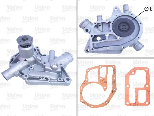 водна помпа, охлаждане на двигателя VALEO               