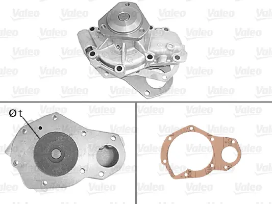 водна помпа, охлаждане на двигателя VALEO               
