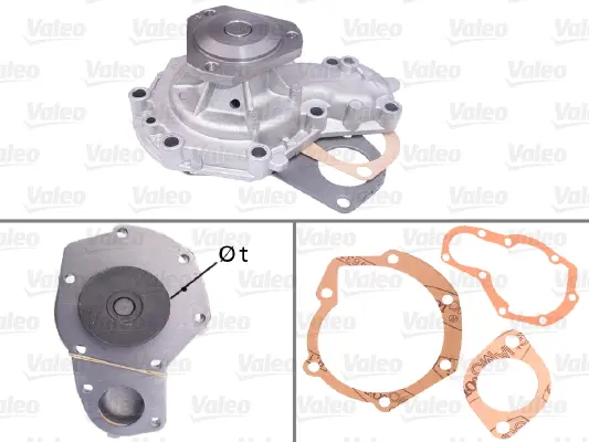 водна помпа, охлаждане на двигателя VALEO               