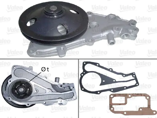 водна помпа, охлаждане на двигателя VALEO               