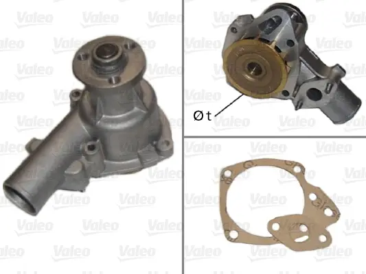 водна помпа, охлаждане на двигателя VALEO               