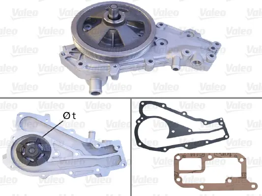 водна помпа, охлаждане на двигателя VALEO               