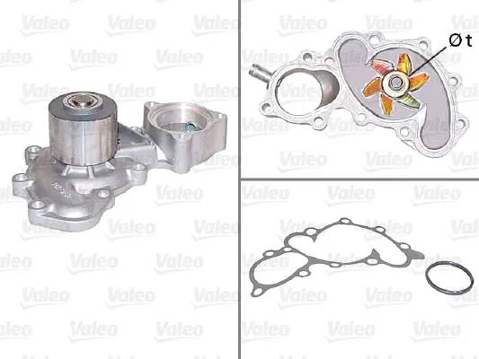 водна помпа, охлаждане на двигателя VALEO               