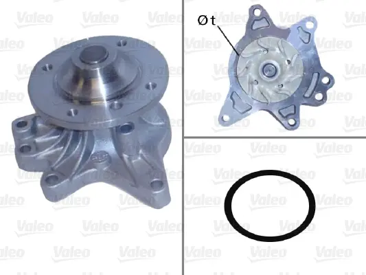 водна помпа, охлаждане на двигателя VALEO               