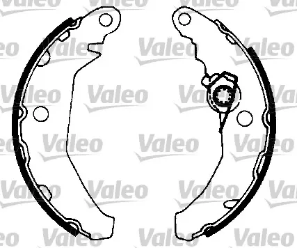 комплект спирачна челюст VALEO               