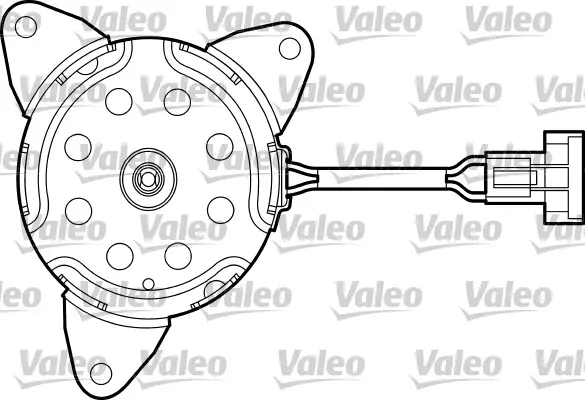електромотор, вентилатор на радиатора VALEO               