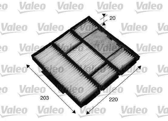 Филтър купе (поленов филтър) VALEO               