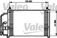кондензатор, климатизация VALEO               