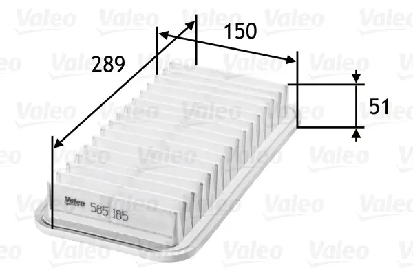 Въздушен филтър VALEO