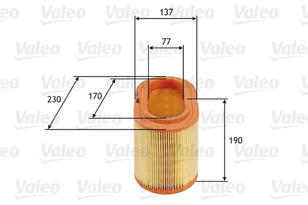 въздушен филтър VALEO               