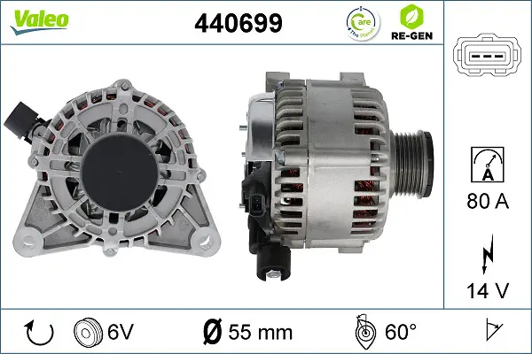 VALEO RE-GEN REMANUFACTURED , генератор VALEO