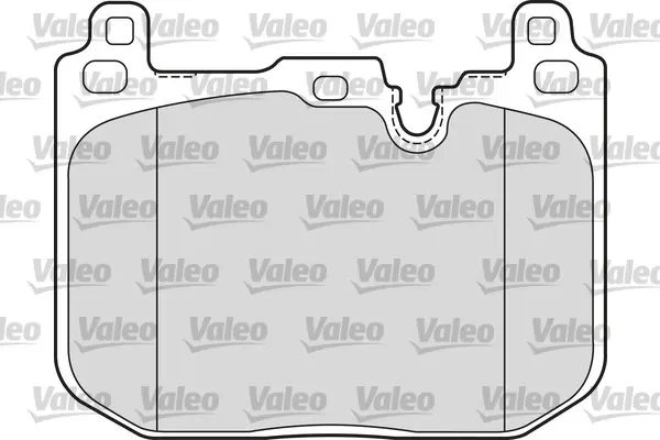 Комплект спирачно феродо, дискови спирачки VALEO