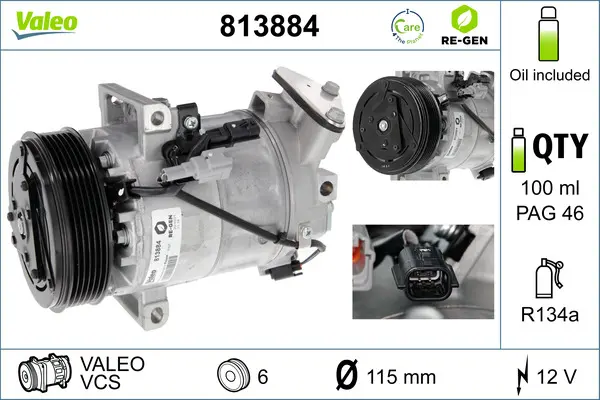 Компресор, климатизация VALEO