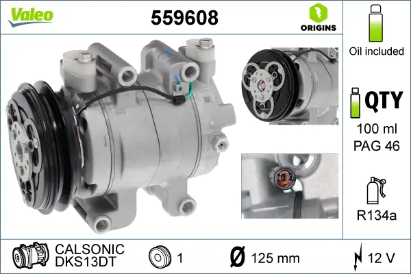 VALEO ORIGINS NEW OE TECHNOLOGY , компресор, климатизация VALEO