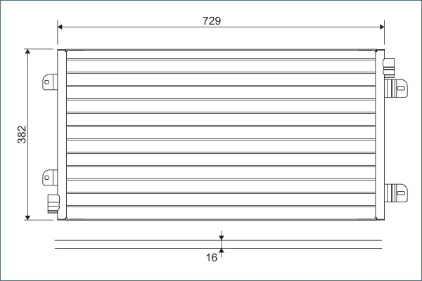 кондензатор, климатизация VALEO               