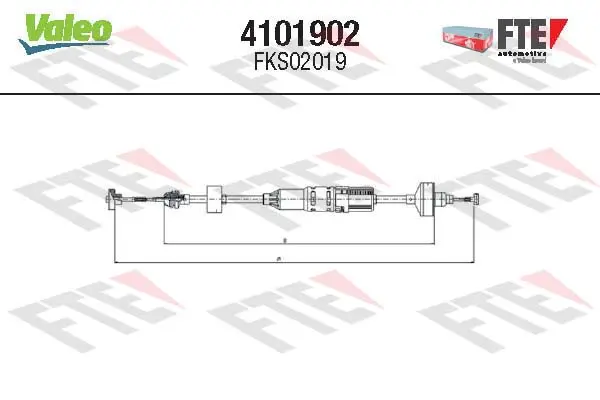 въжен механизъм, задействане на съединителя VALEO               