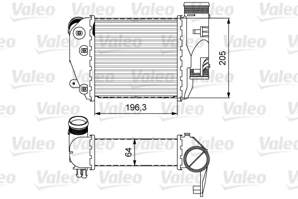 интеркулер (охладител за въздуха на турбината) VALEO               