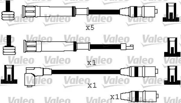 комплект запалителеи кабели VALEO               