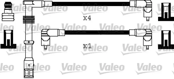 комплект запалителеи кабели VALEO               