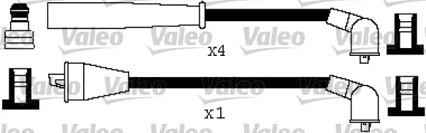 комплект запалителеи кабели VALEO               